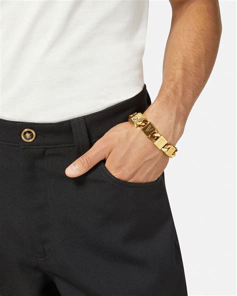 bracelet versace homme or|versace bracelet for women.